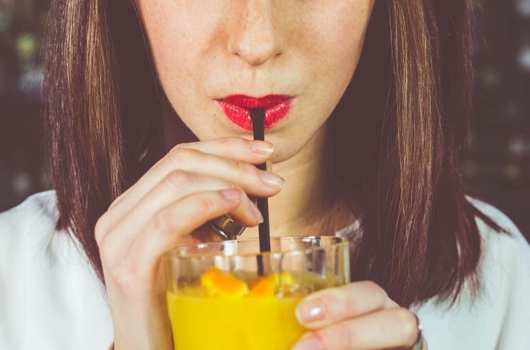 Drinking Cocktail