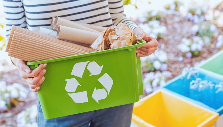 Carrying Recycle Bin