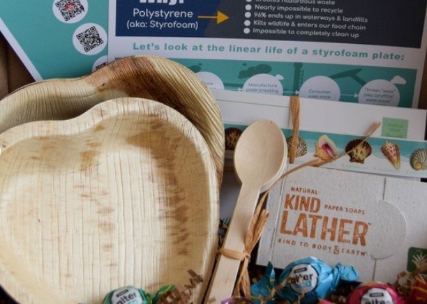 Contents of the Power Post Eco Friendly Box