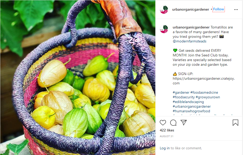organic fruits