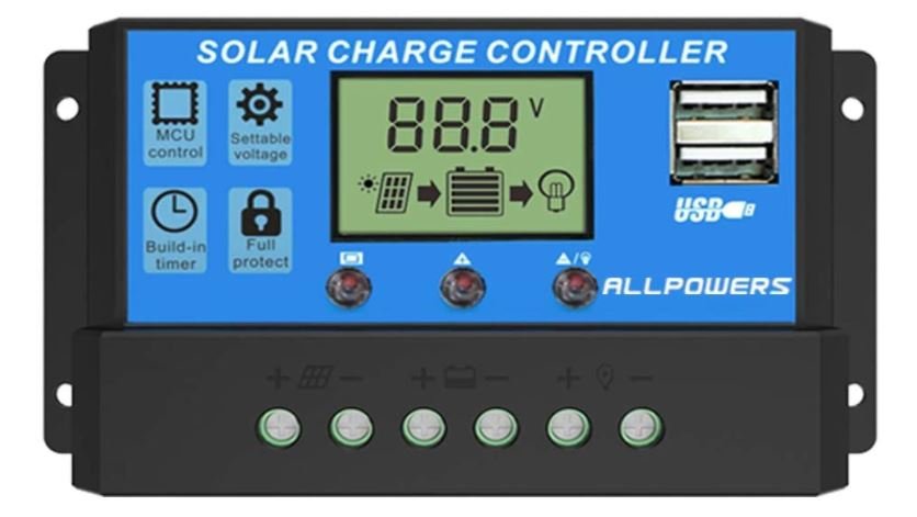 Allpowers 12 v Solar Charge Controller 