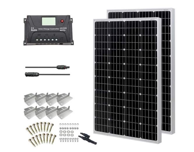 Screenshot of the HQST 200W Solar Panel Kit