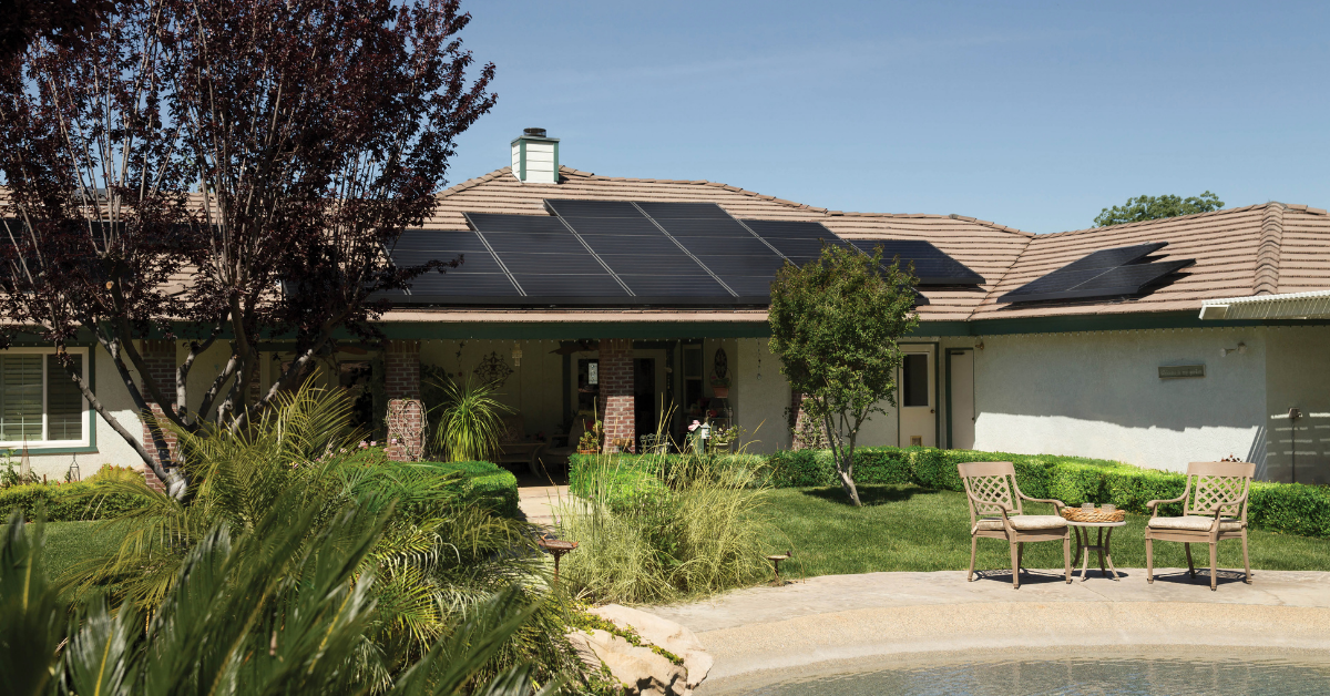 Solar panel feature