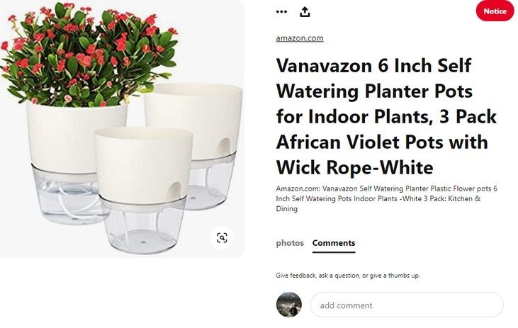 Vanavazon Self-Watering Planters