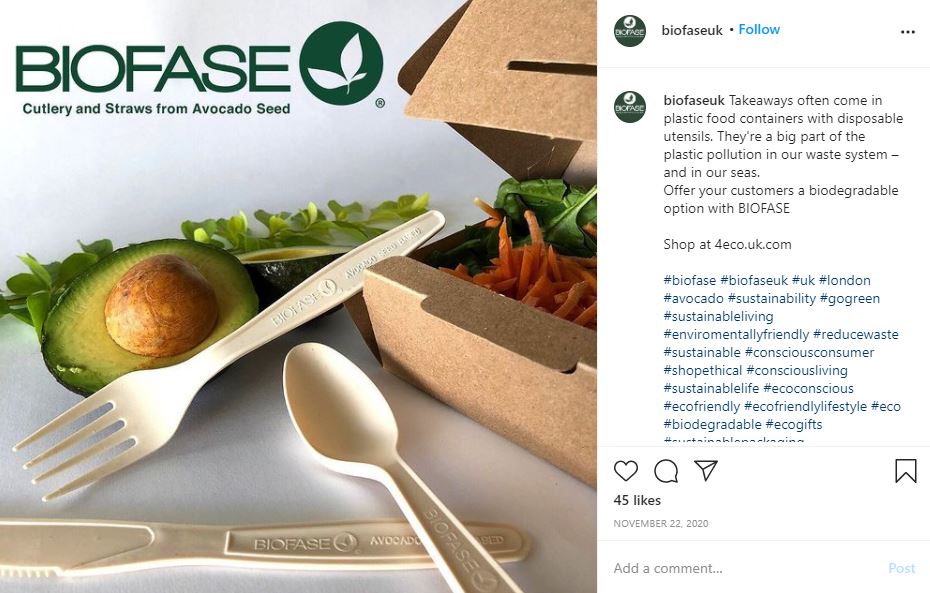 Biodegradable Materials - Biofase Avocado Plastic