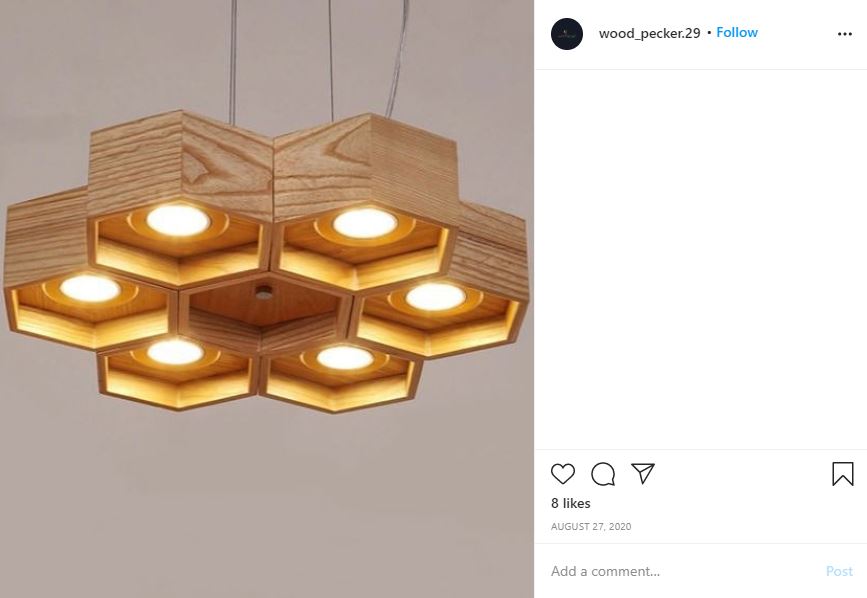 Biodegradable Materials - Wooden Lights