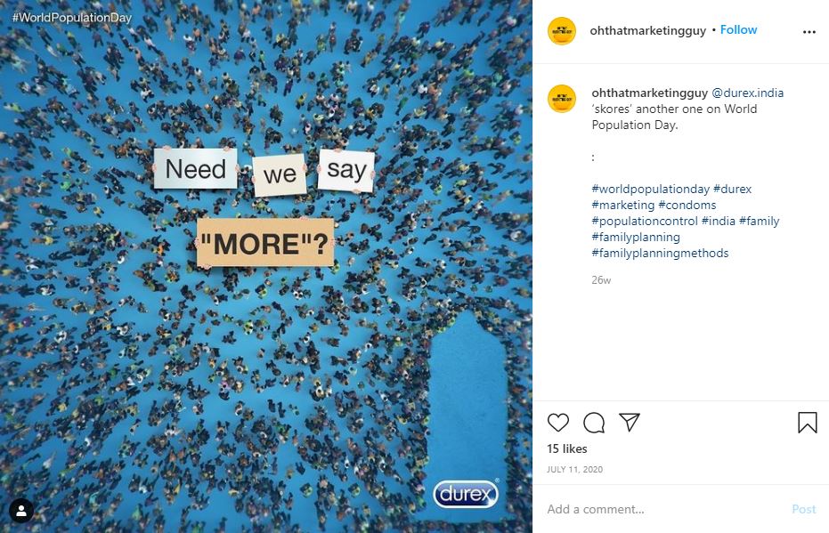 Overpopulation - Birth Control Options - Durex Advert
