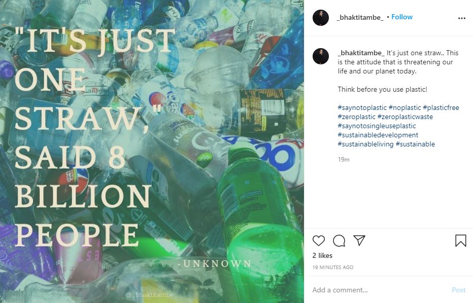 Overpopulation - Quote - Its just one straw said 8 billion people