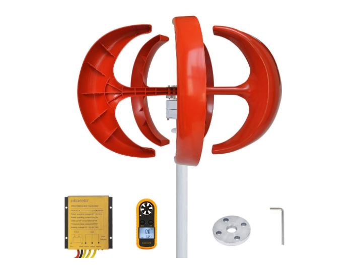 Pikasola 200W 5 Blade Residential Wind Turbine