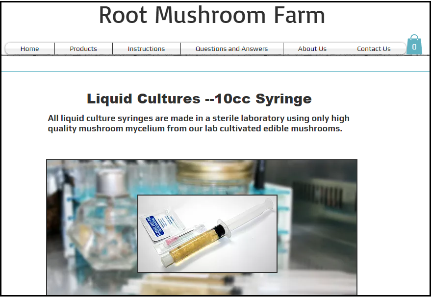 Mushroom liquid culture
