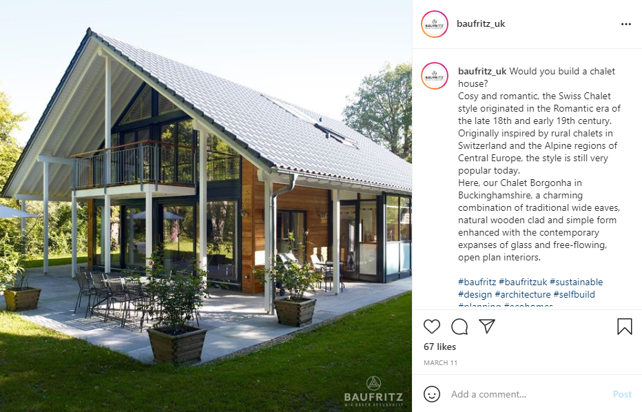 Chalet by Baufritz Self-Build House Kit