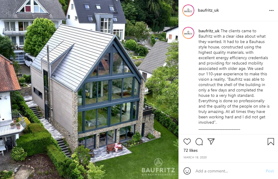 Bauhaus Townhouse by Baufritz Self-Build House Kit