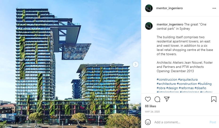 Eco-friendly Buildings - One Central Park Sydney
