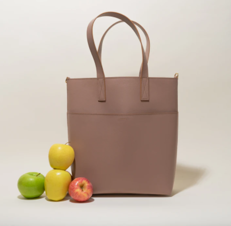 Veggie Vegan Leather Eco-friendly Tote Bag by Allegorie