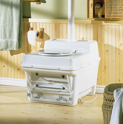 Screenshot of the Envirolet Composting Self Contained Eco-Friendly Toilet from Instagram