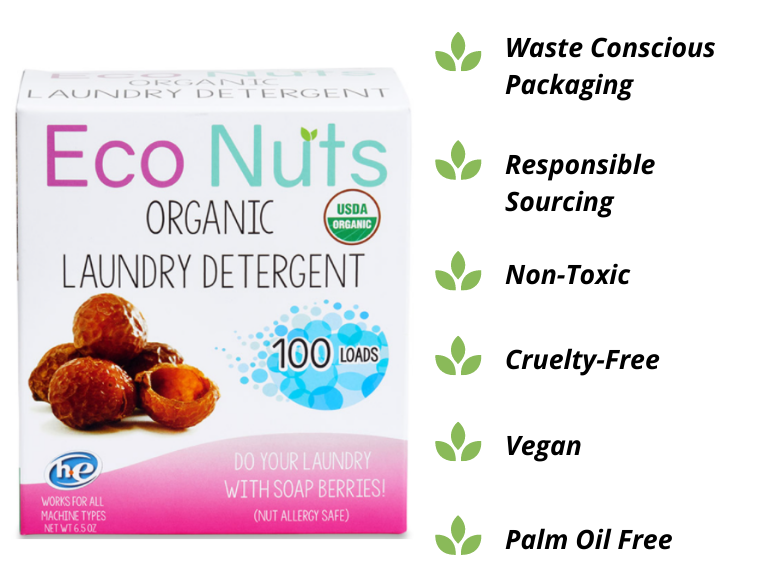 Eco Nuts Soap - Eco-friendly laundry detergent made with soap nuts