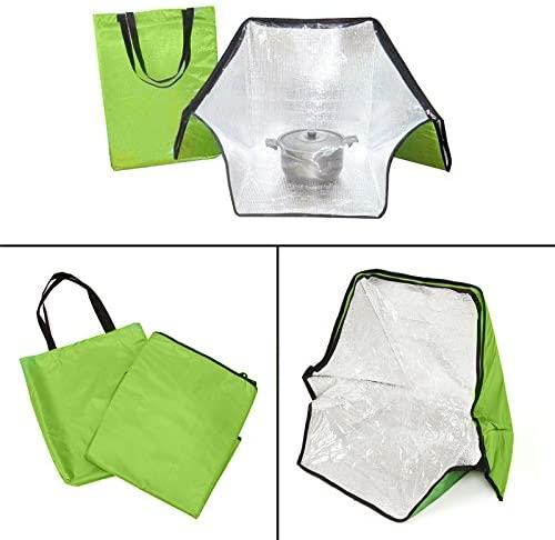 JWN Green Portable Solar Oven Cooker - Image from Amazon