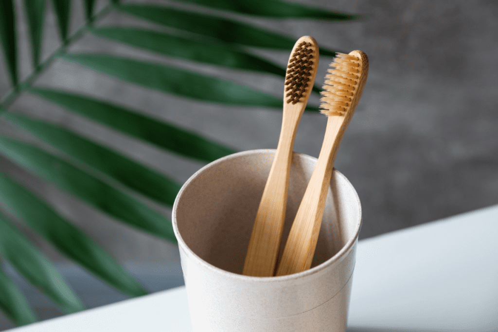 Eco Swaps - Bamboo Toothbrushes - Image from Canva