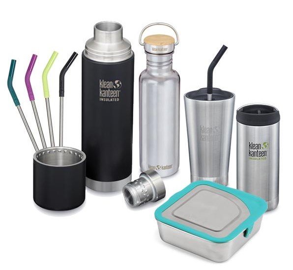 Eco-friendly gifts - Klean Kanteen - Stanless Steel 'Plastic Free Kit'