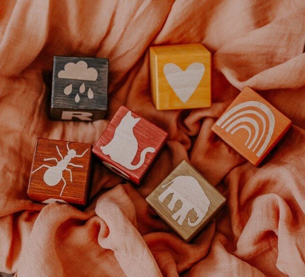 Eco-friendly gifts - Fitch & Folk - wooden play blocks