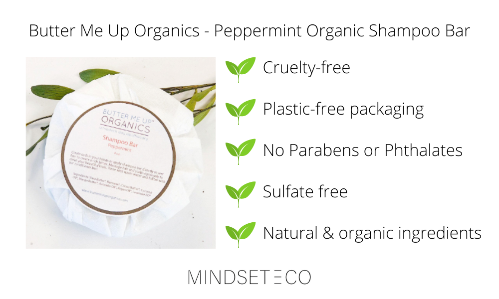 Zero waste shampoo - utter Me Up Organics Shampoo Bar