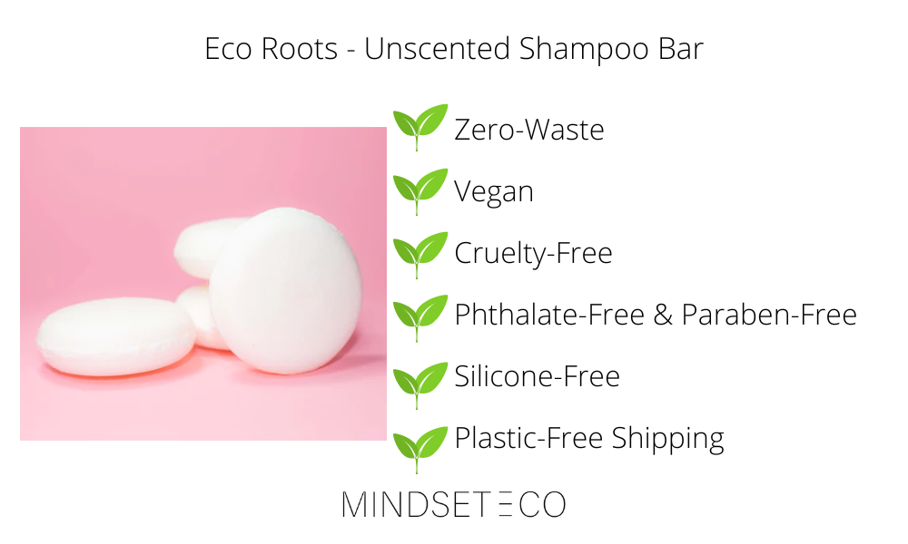 Eco Roots Zero-Waste Unscented Shampoo Bars