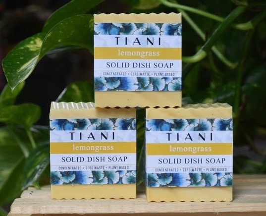 ero Waste Dish Soap Bars - Tiani Body Care Co. Lemongrass Concentrated Dish Soap Bars