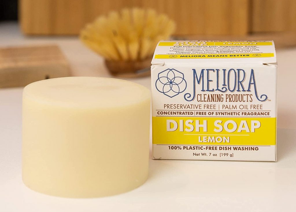 Zero Waste Dish Soap Bars - Meliora Lemon Dish Soap