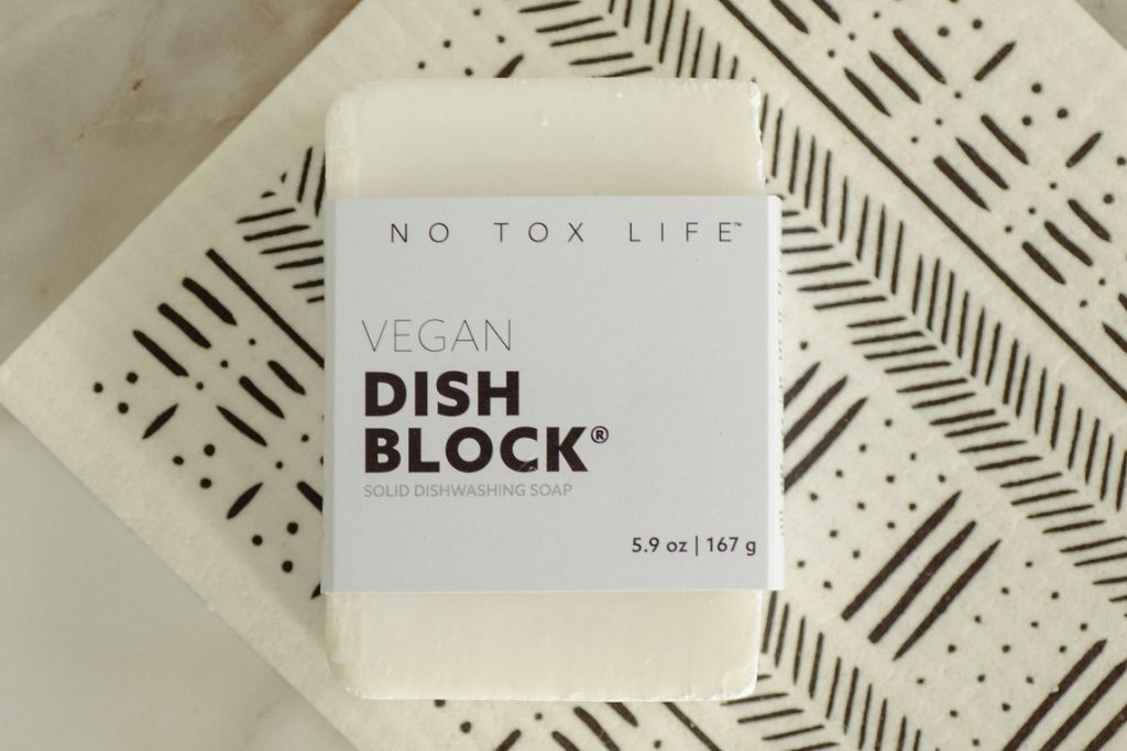 Zero Waste Dish Soap Bars - No Tox Life Vegan Dish Block