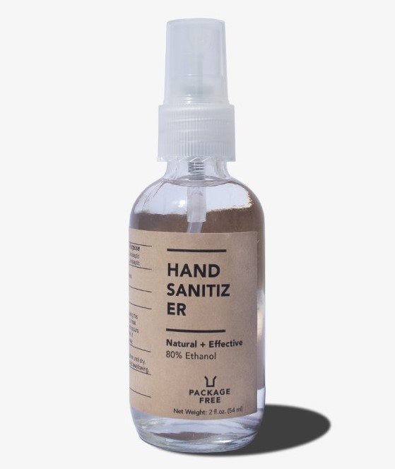 Natural Hand Sanitizers - Package Free Zero Waste Hand Sanitizer
