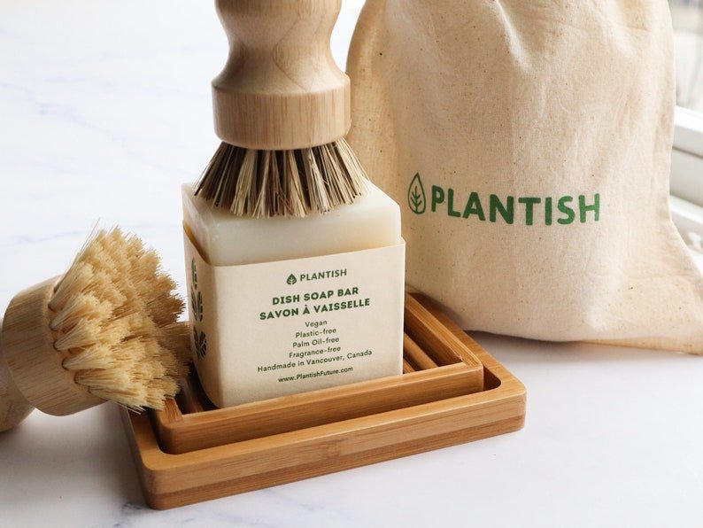 Zero Waste Dish Soap Bars - Plantish Vegan Dish Soap