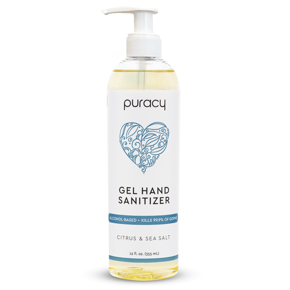 Natural Hand Sanitizers - Puracy Citrus and Sea Salt Sanitizer gel 