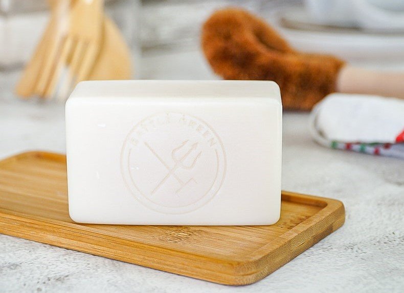 Zero Waste Dish Soap Bars - Battle Green Dish Soap