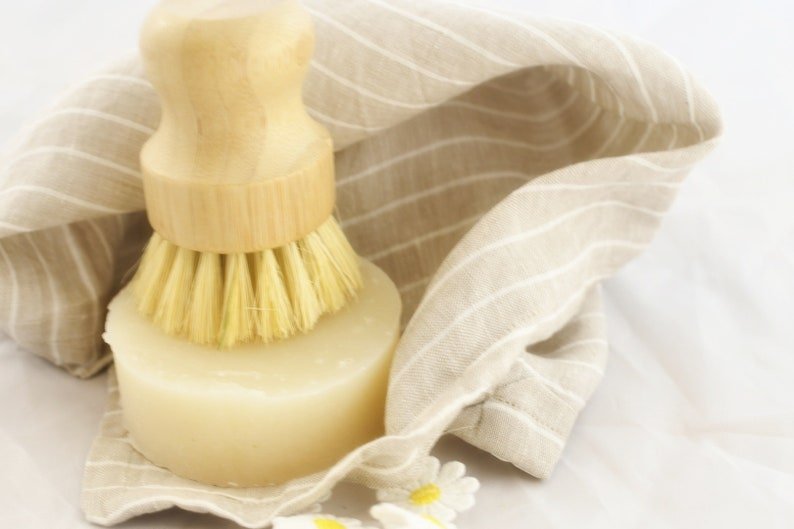 Zero Waste Dish Soap Bars - Lora's Beauty Round Dish Soap Bars