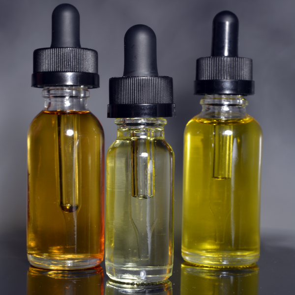 recycling vapes - organic vape juice in glass dropper bottles