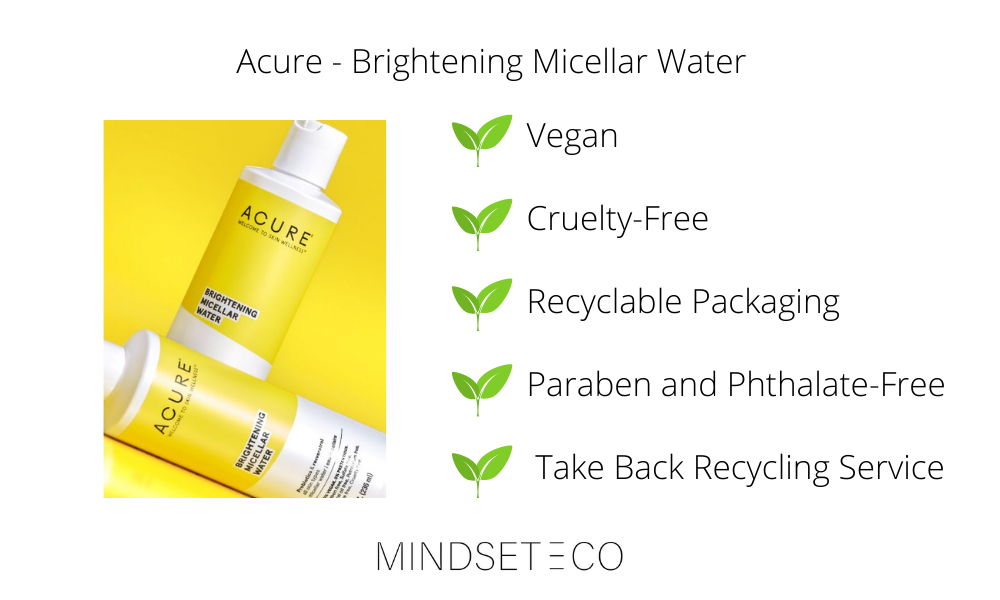  Vegan Beauty Products - Acure Micellar Water