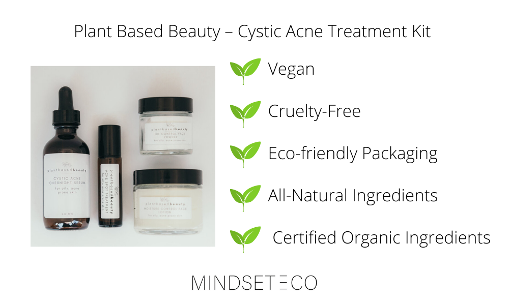 Vegan Beauty Products - Plant Based Beauty Acne Treatment Kit