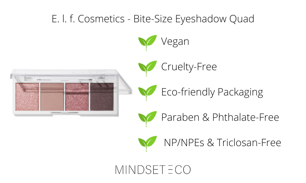 Vegan Beauty Products - ELF Cosmetics Bite Size Vegan Eyeshadow Quad Palette