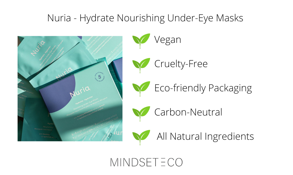 Vegan Beauty Products - Nuria Hydrate Vegan Under Eye Masks