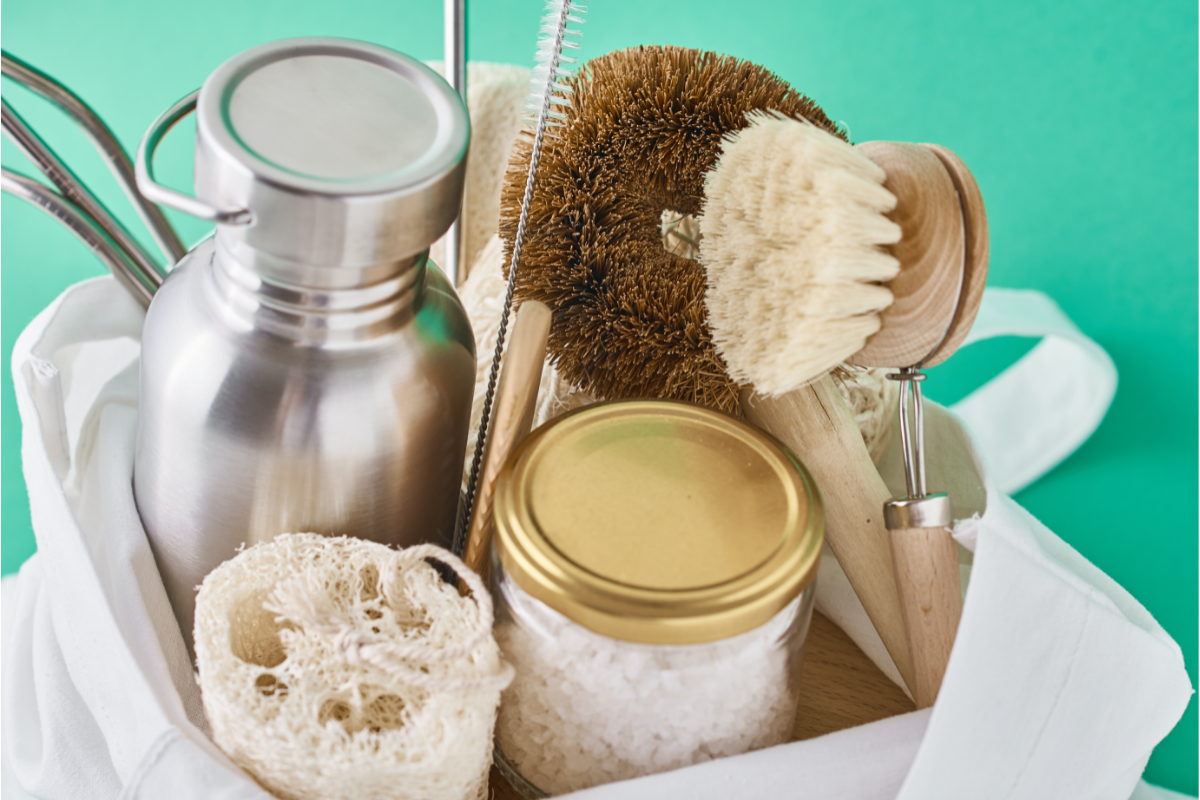 Plastic-free Home Products - Stock image from Canva