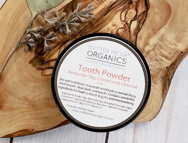 Eco-friendly Toothpaste - Butter Me Up Organics Tooth Powder 