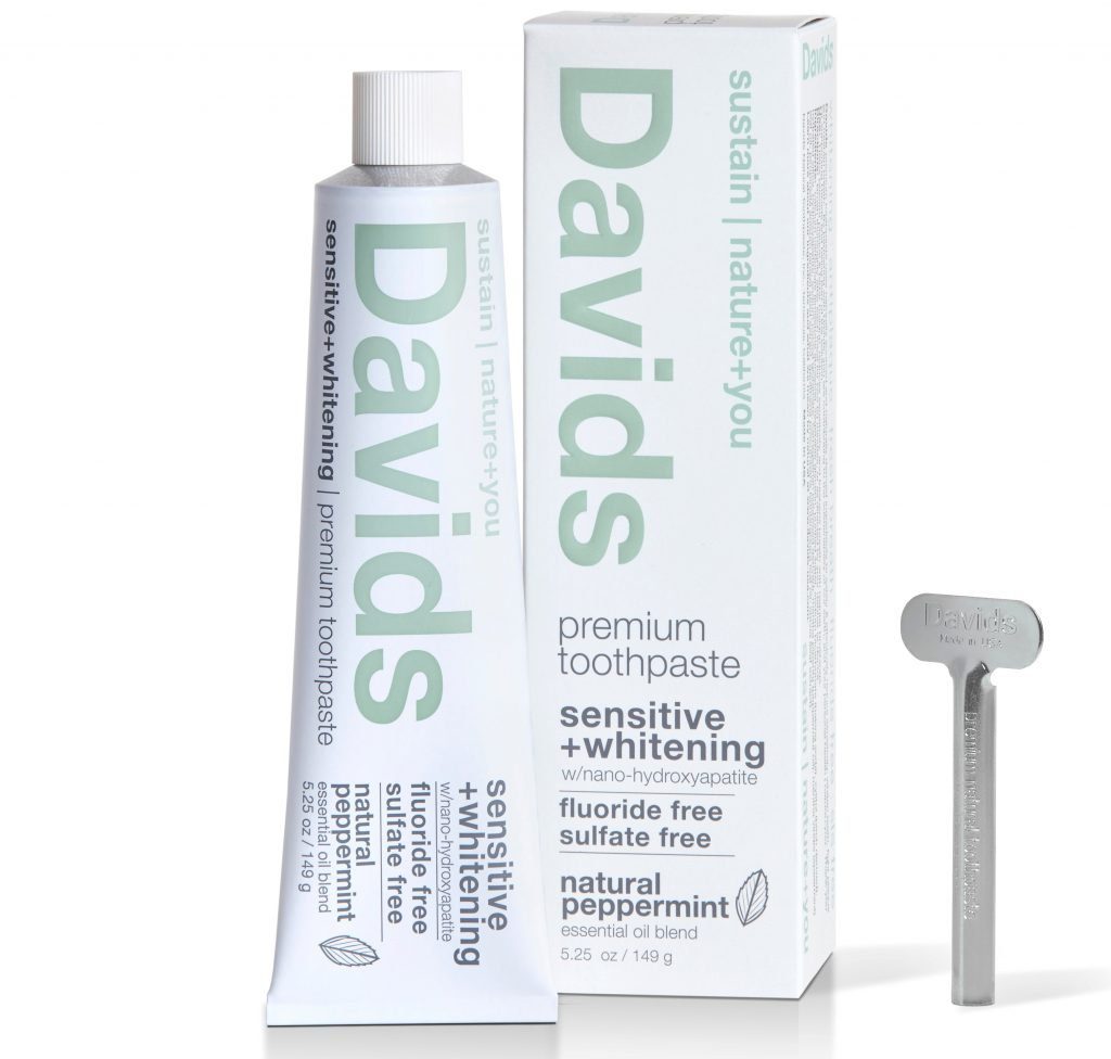 Eco-friendly Toothpaste - Davids Premium Sensitive and Whitening Toothpaste 