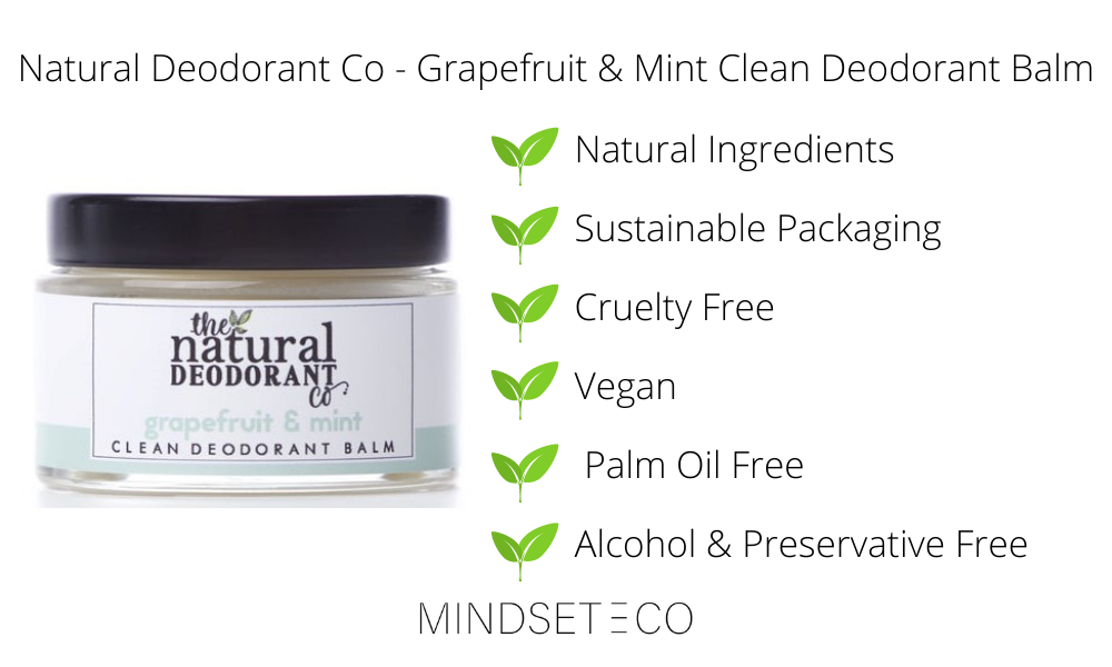 The Natural Deodorant Co - Clean Eco-friendly Deodorant Balm