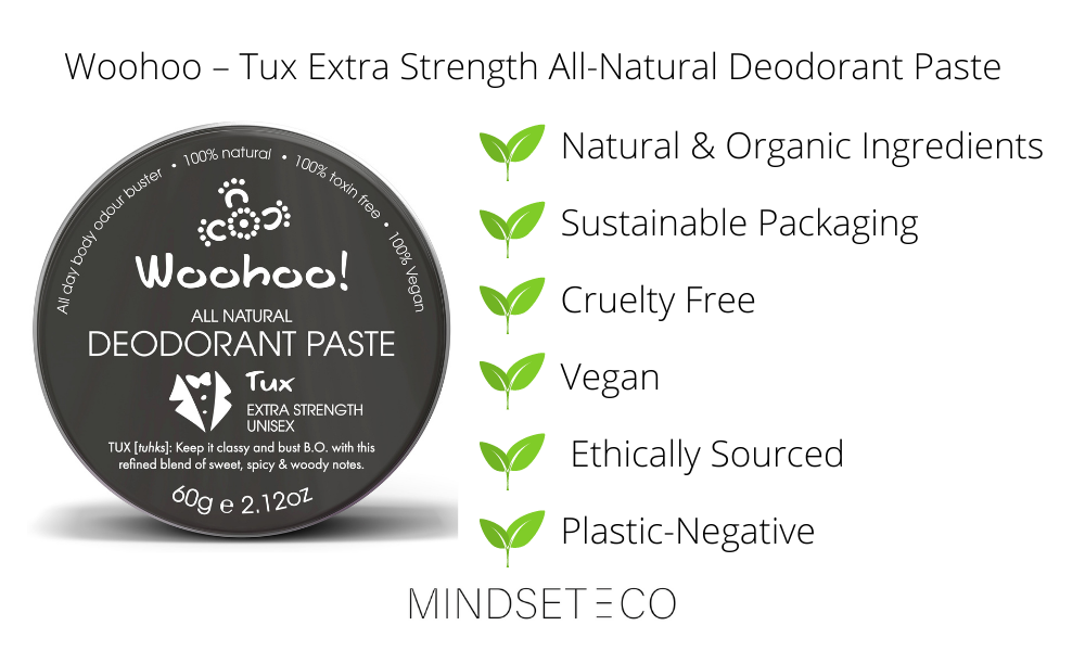 Woohoo - Tux Extra Strength Eco-friendly Deodorant Paste