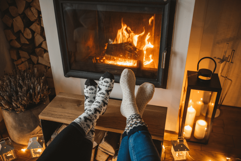 Environmentally friendly heating - Wood burning fireplace