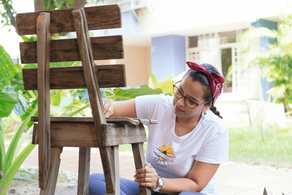 Eco-friendly Birthday Gifts - Upcycled Garden Chair