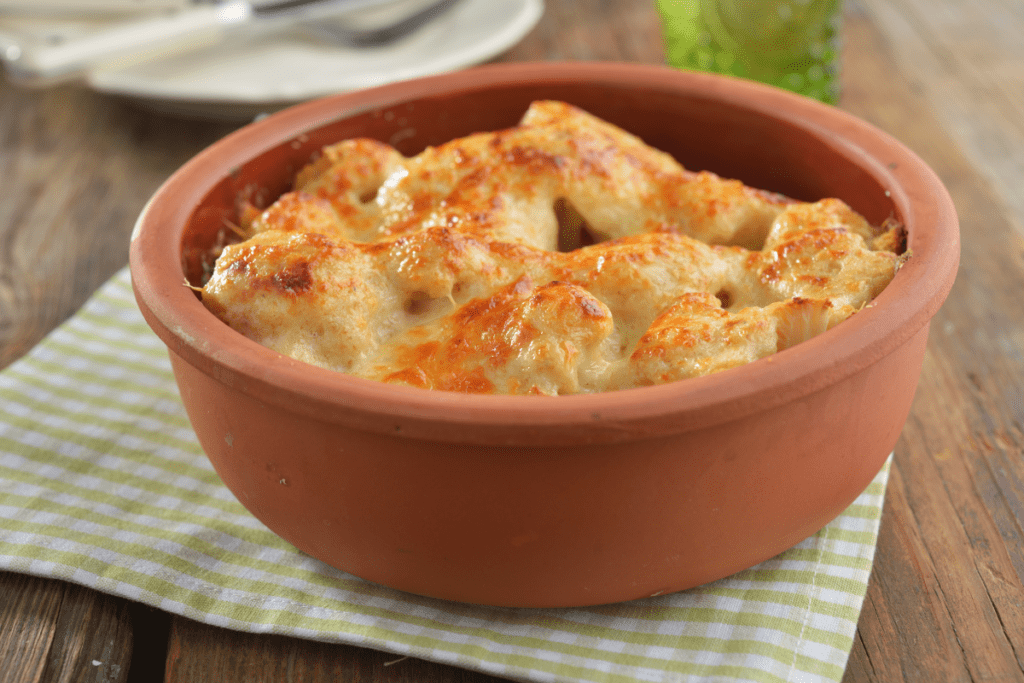 Eco-Keto Cauliflower and Melted Cheese