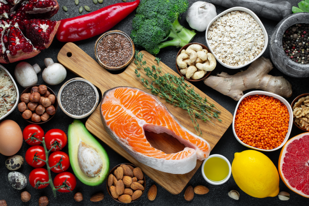 Eco-Keto - Whole foods and salmon