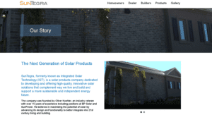 Suntegra Solar Roof Homepage