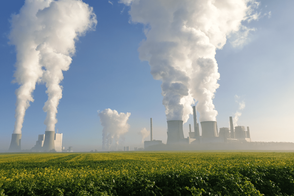 carbon emissions from smoke stacks